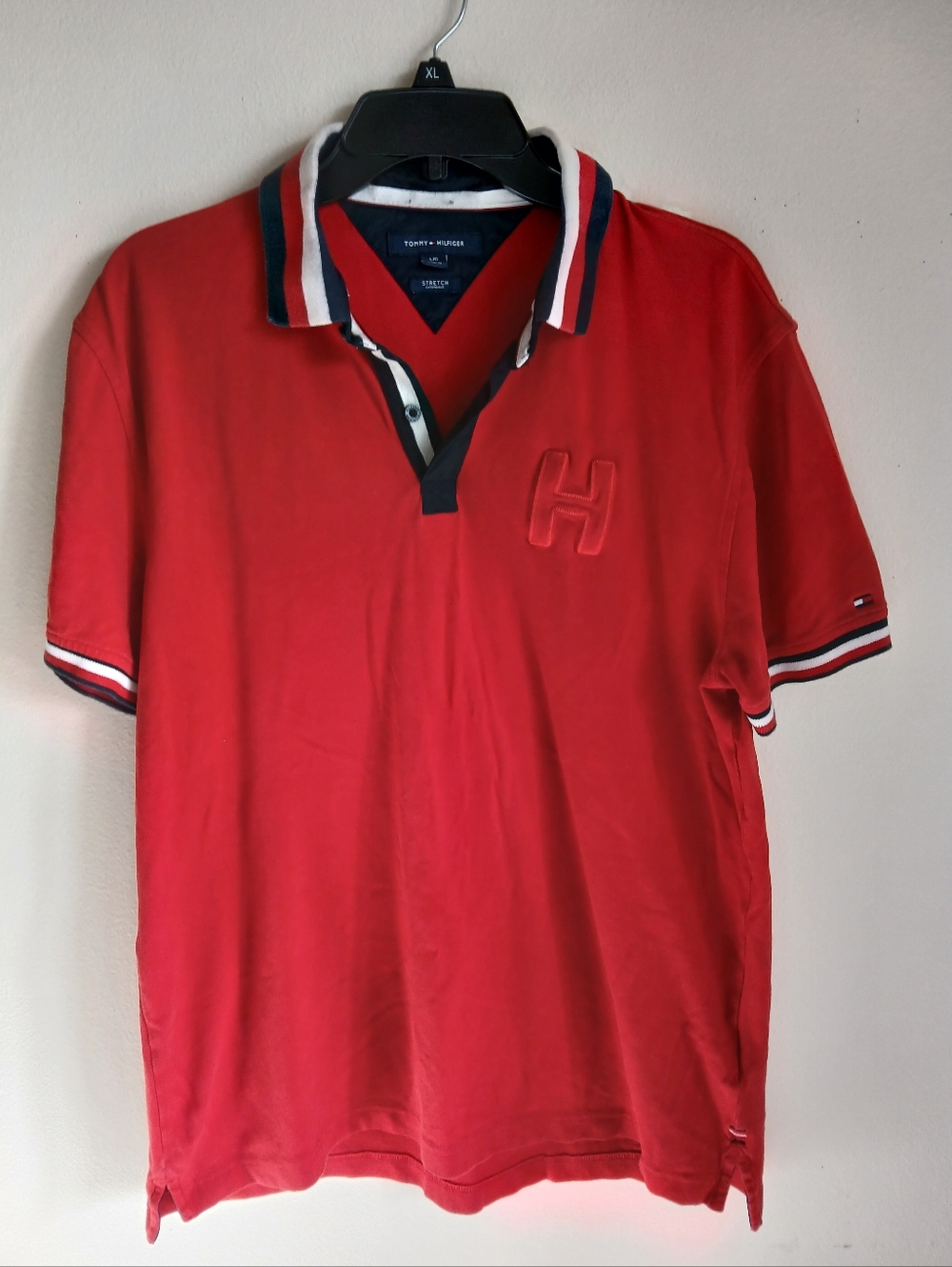 Tommy Hilfiger Red Polo Large